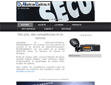 Tablet Screenshot of mytalkiewalkie.com
